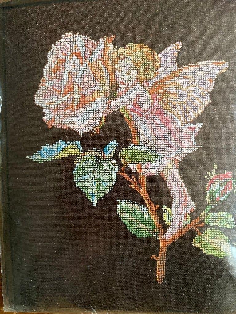BORDUURPAKKET LANARTE VINTAGE ROSE FAIRY ZELDZAAM, Verzenden, Nieuw, Handborduren, Borduurpakket