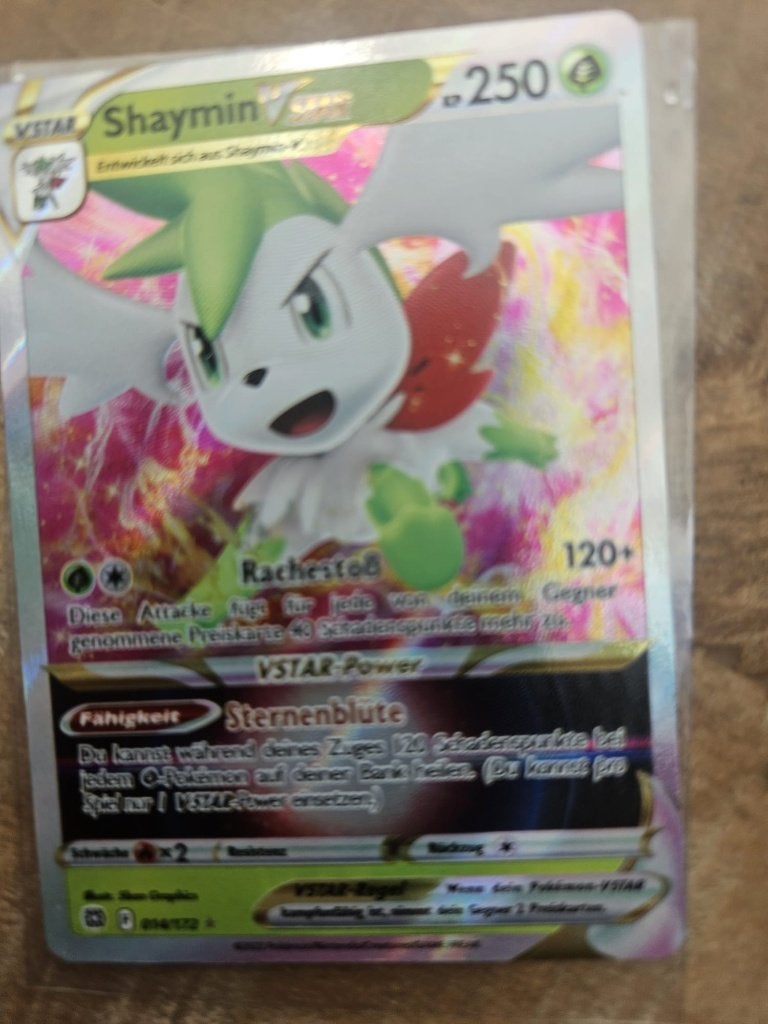 Shaymin VStar, Ophalen of Verzenden, Zo goed als nieuw, Losse kaart