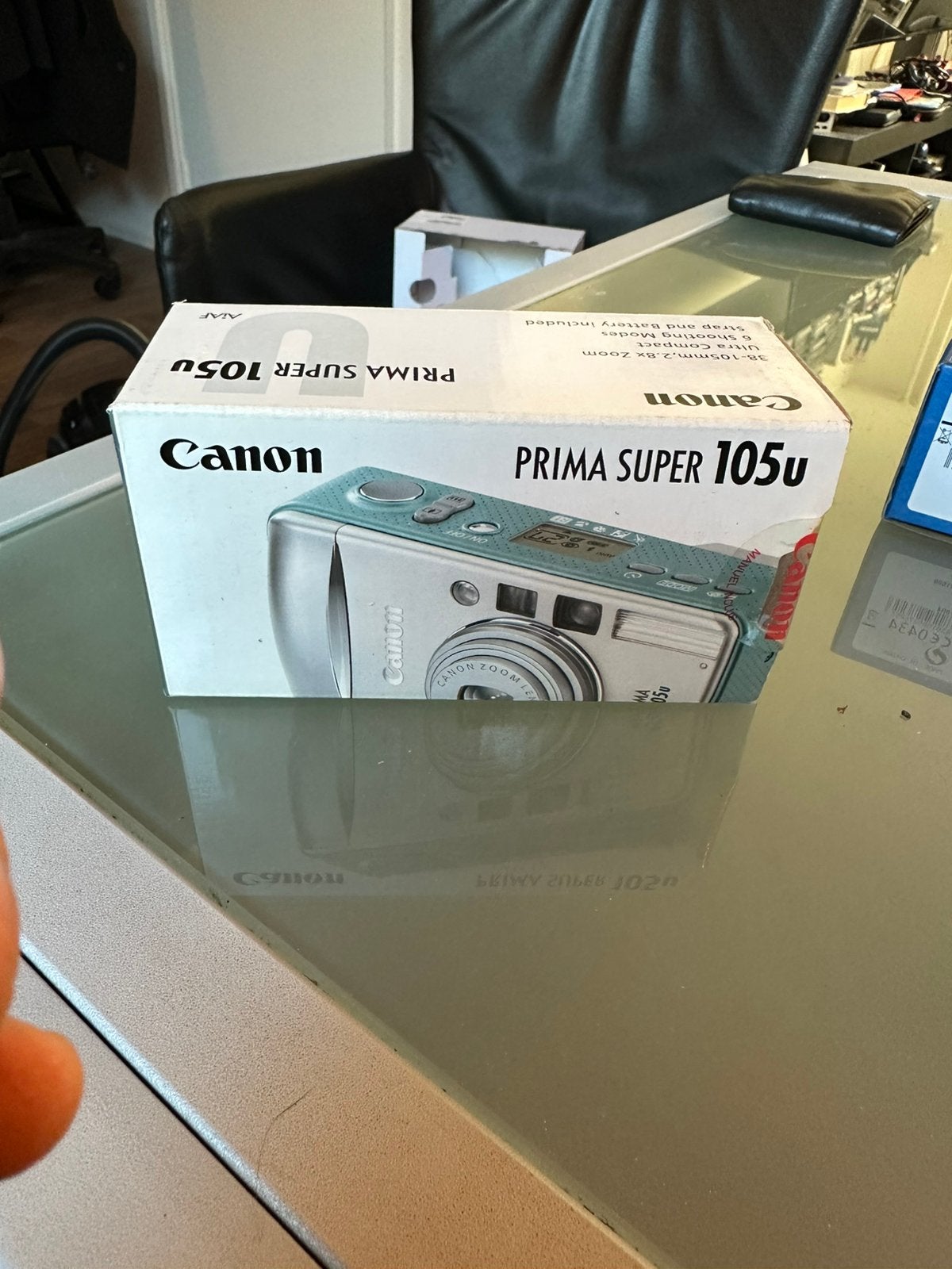Canon prima super 105U camera, Ophalen of Verzenden, Zo goed als nieuw, Canon, 8 keer of meer