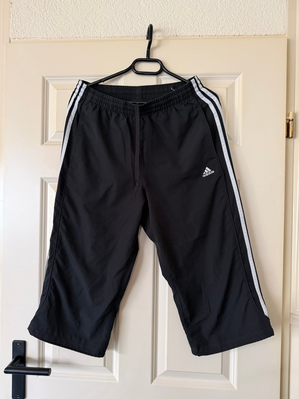 Adidas sportbroek 3/4 lengte - Maat L, Zwart, Maat 42/44 (L), Ophalen of Verzenden, Fitness of Aerobics