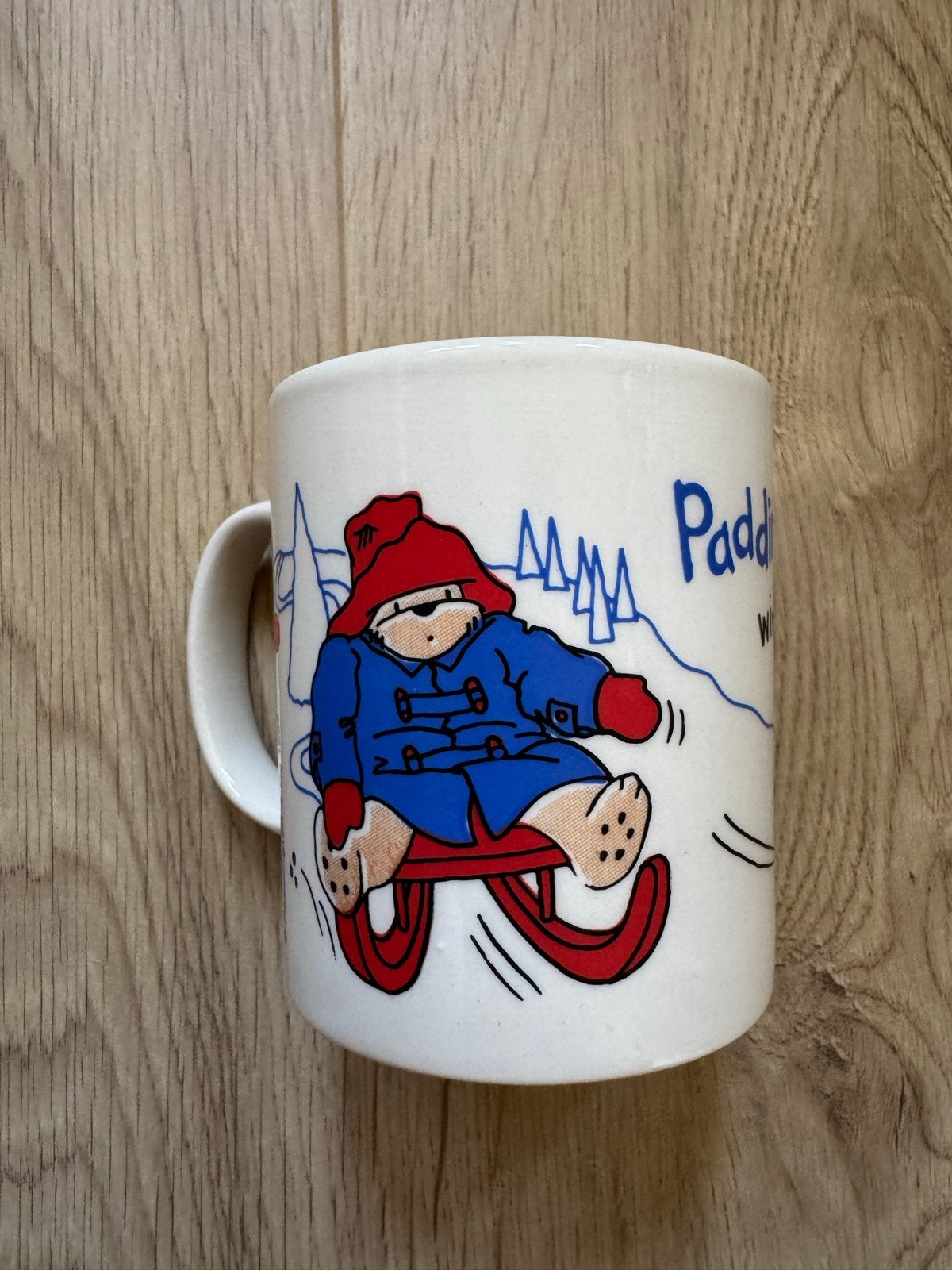 Vintage Paddington Winter Mok - Staffordshire Tableware, Gebruikt, Keramiek, Ophalen of Verzenden, Overige stijlen