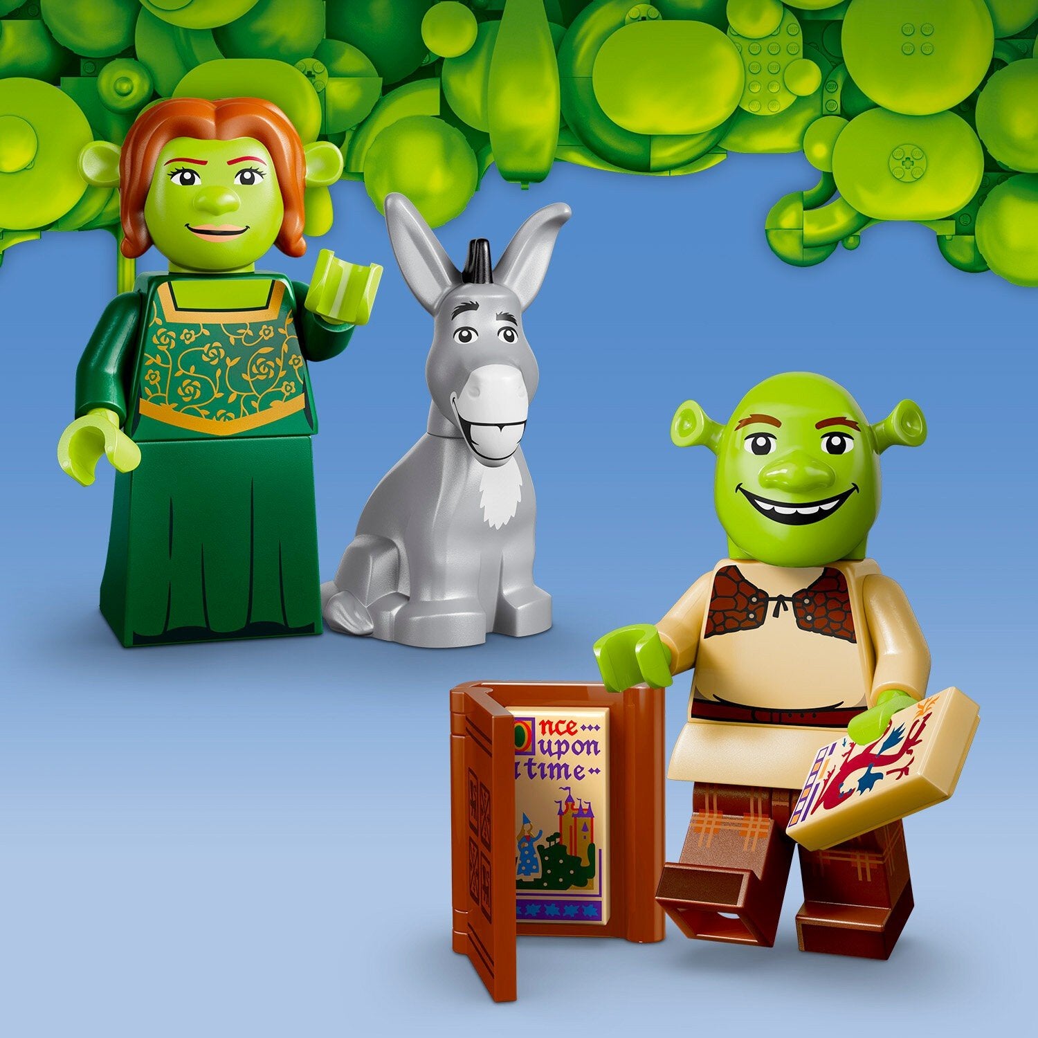 🆕️️minifiguren shrek & fiona met ezel duo, Ophalen of Verzenden, Nieuw, Ongeopend/sealed