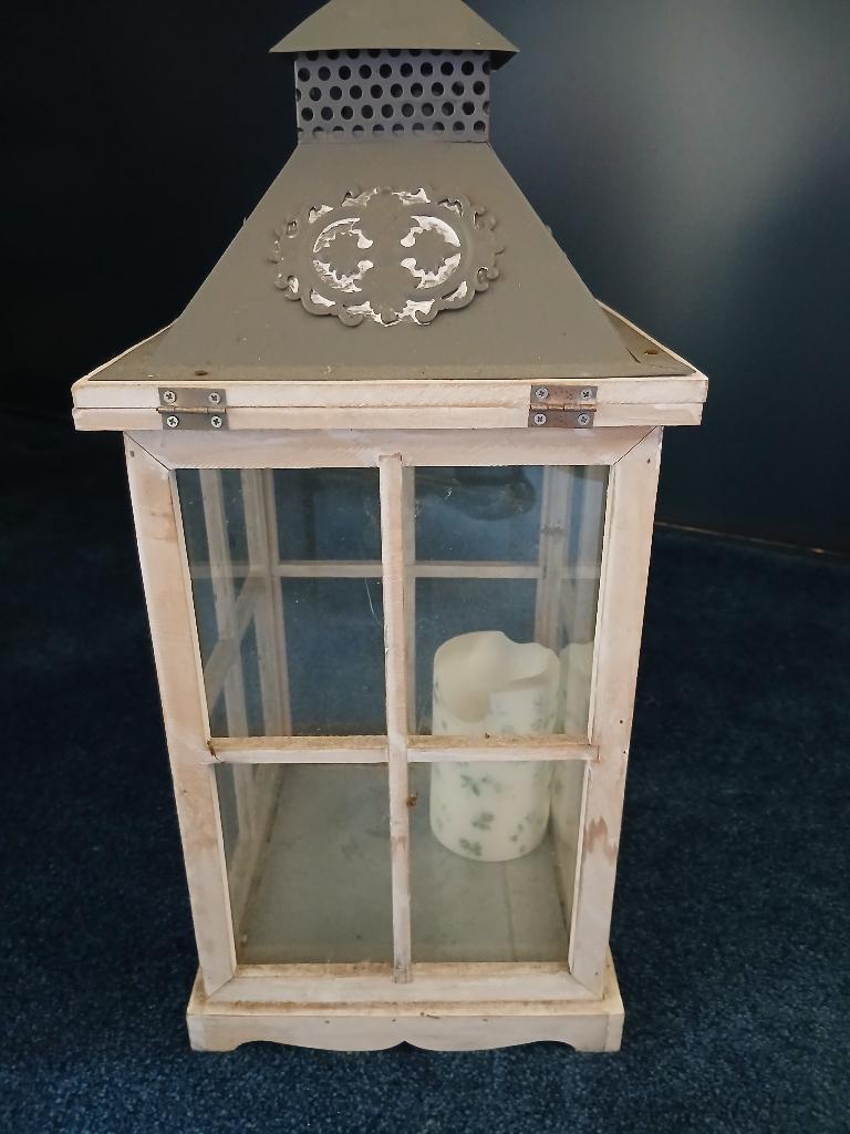 Lantaarn, Huis en Inrichting, Ophalen, Overige materialen, Overige kleuren, 25 tot 50 cm