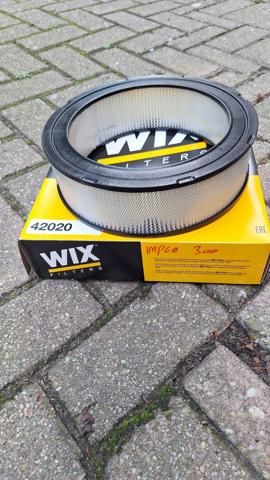 Impco 300a luchtfilter Wix 42020, Ophalen of Verzenden, Nieuw