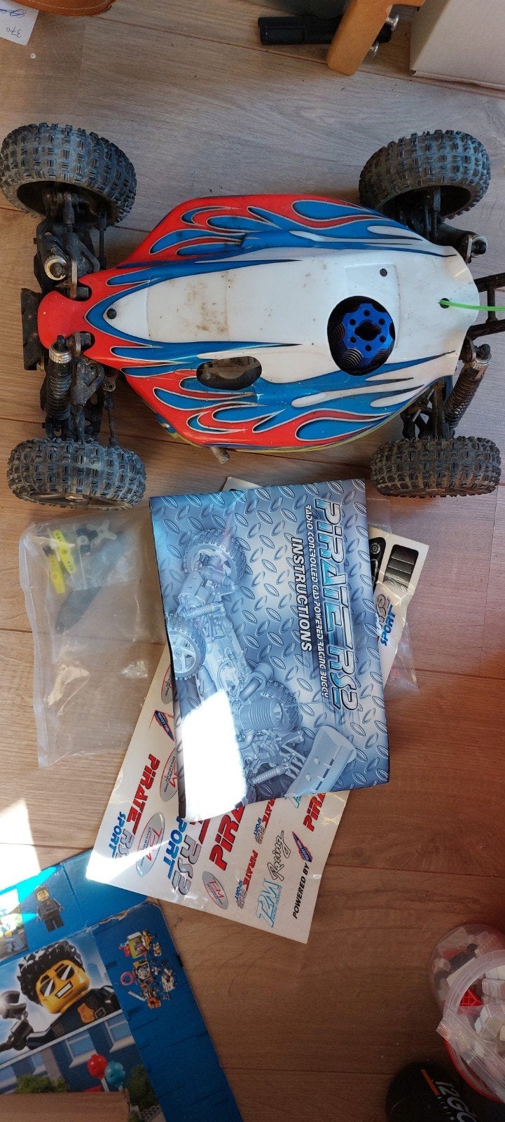 Pirate RS2 nitro rc buggy, Hobby en Vrije tijd, Modelbouw | Radiografisch | Auto's, Ophalen of Verzenden, Nitro, Auto offroad