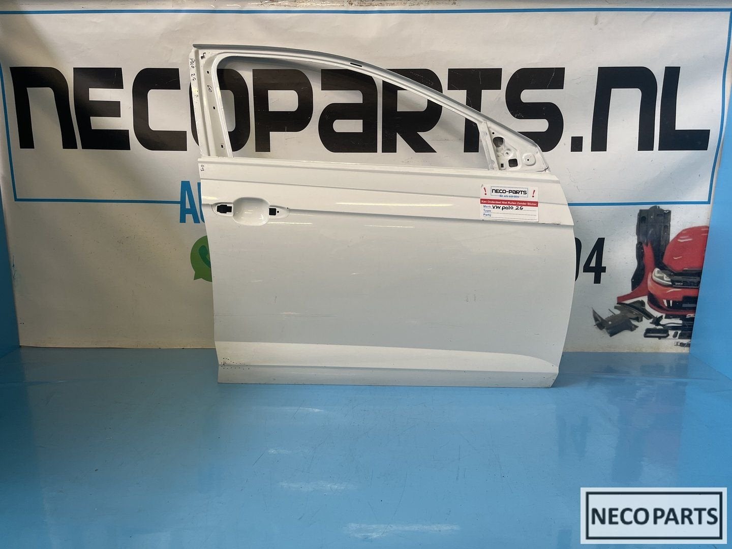VW POLO 2G VOOR DEUR PORTIER ORIGINEEL ALLES LEVERBAAR!!, Gebruikt, -, Volkswagen, -