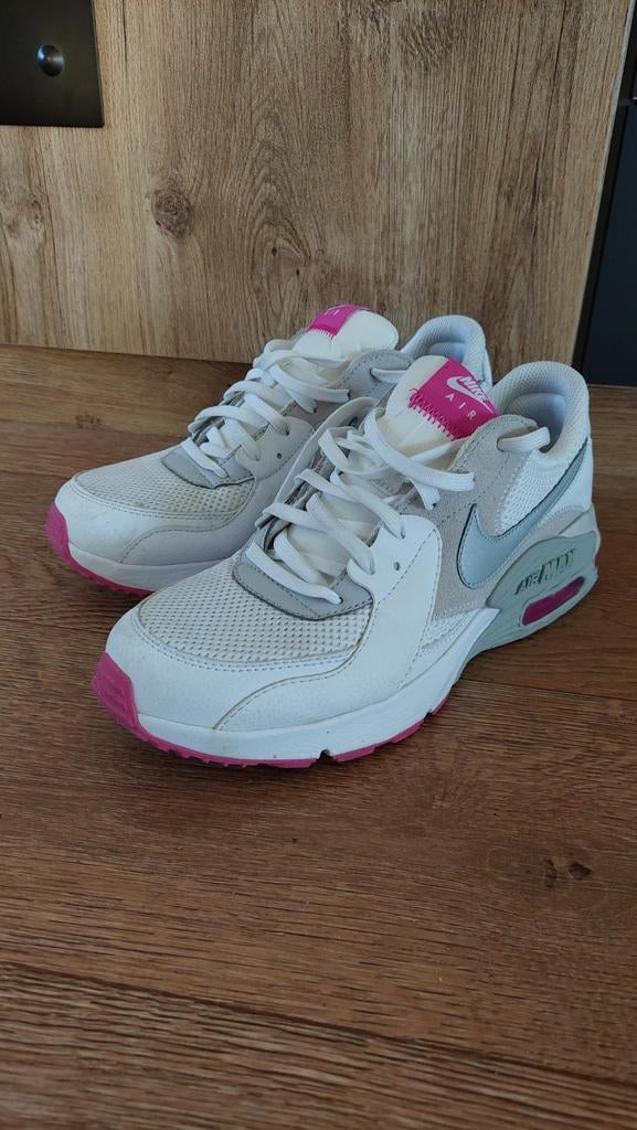 Nike air max roze wit maat 40, Ophalen of Verzenden, Zo goed als nieuw, Roze, Sneakers of Gympen
