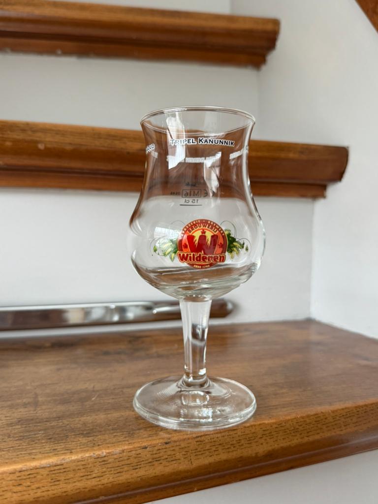 Brouwerij Wilderen bierglas 0,15L, Verzamelen, Ophalen of Verzenden, Zo goed als nieuw, Glas of Glazen, Overige merken