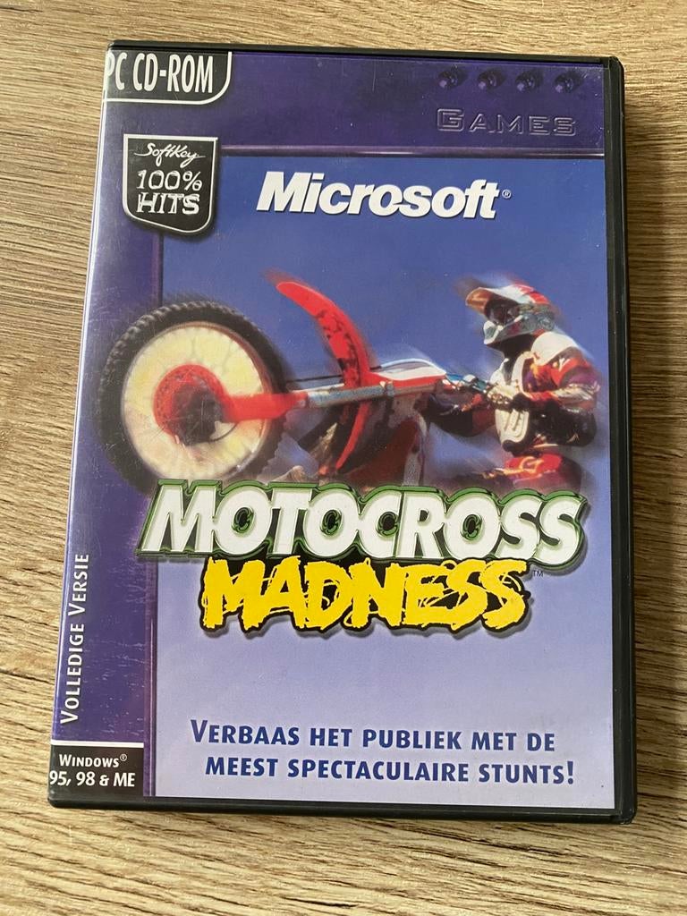 Microsoft Motocross Madness – PC CD-ROM (retro), Ophalen of Verzenden, Gebruikt