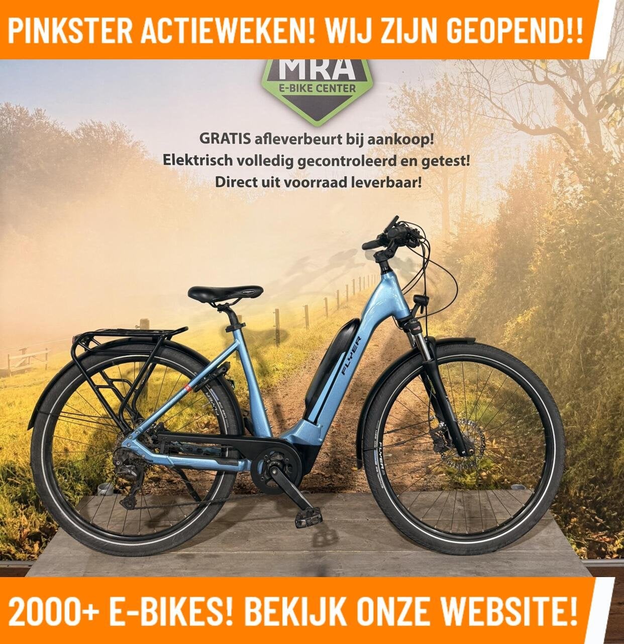 Flyer UpStreet 5 Elektrische fiets met midden motor ebikes!, Fietsen en Brommers, Elektrische fietsen, 55 tot 59 cm, Overige merken