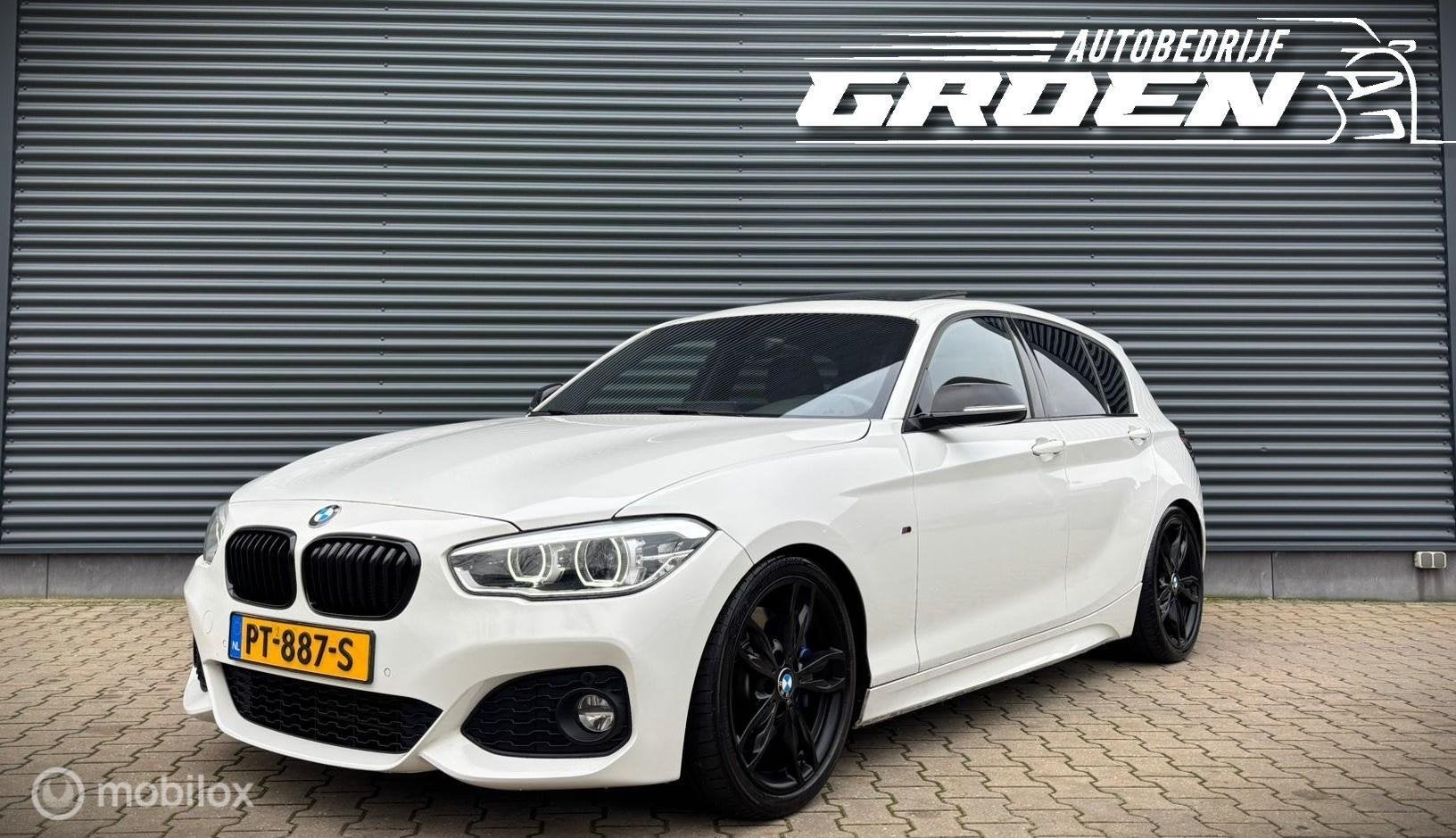 BMW 1-serie 116d Edition Sport Line Shadow High Executive, Auto's, Euro 6, 116 pk, Wit, Bedrijf