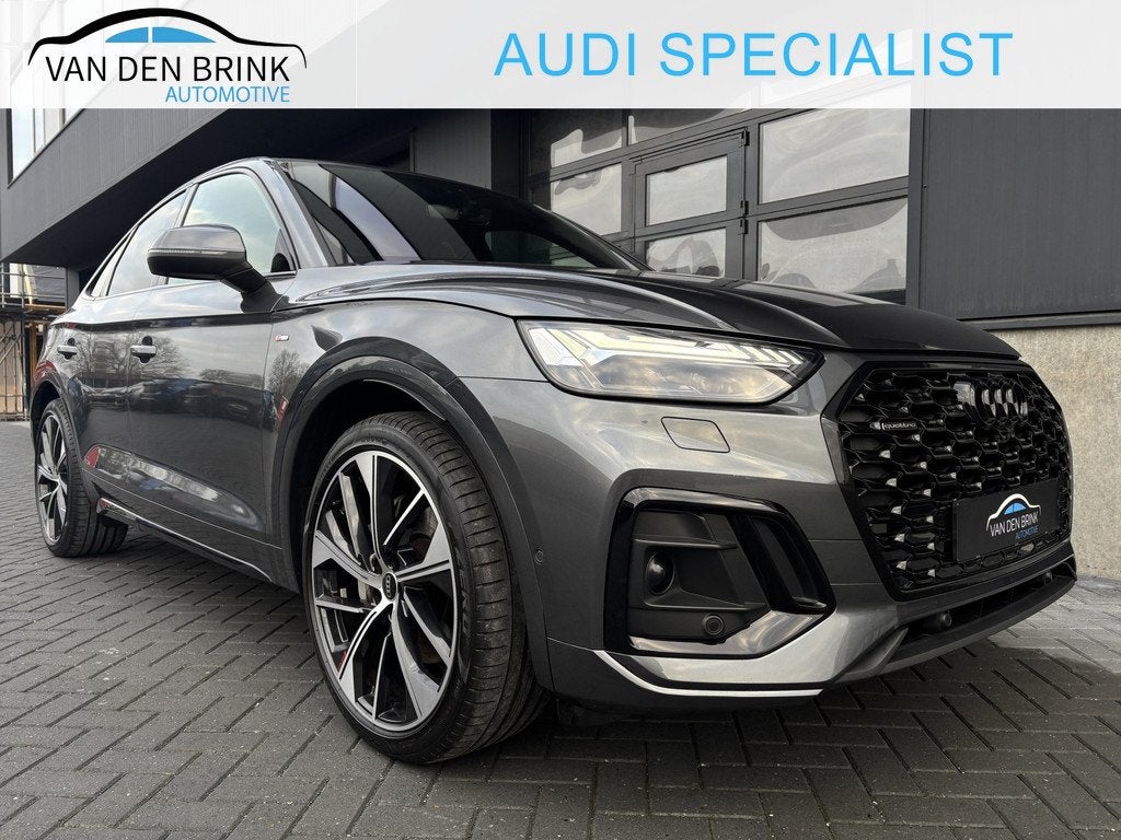 Audi Q5 Sportback 55 TFSI e S-line Luxe Leer Luchtvering, Automaat, Gebruikt, 4 cilinders, Bedrijf
