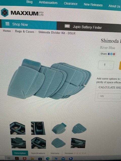 Shimoda Divider Kit - DSLR  verdeling voor fotolenzen, Ophalen, Nieuw, Toebehoren, Beschermhoes/tas