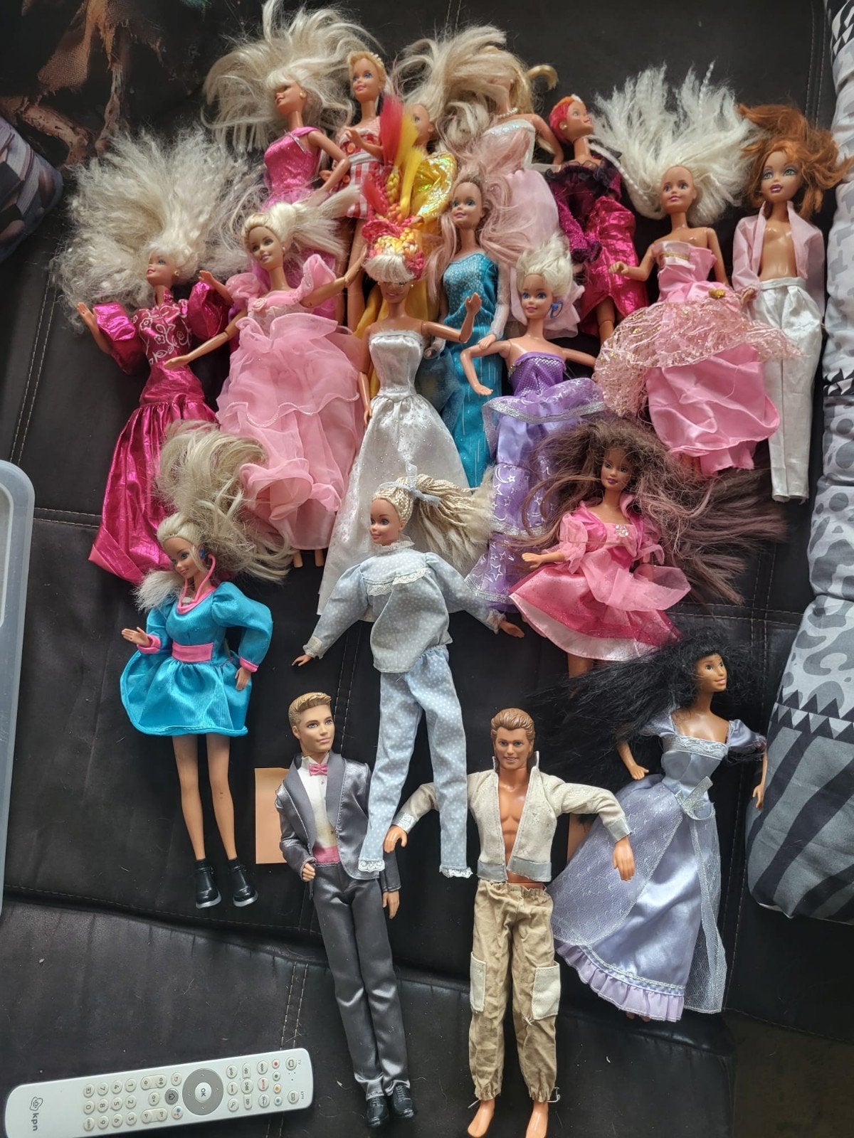 Grote Barbie collectie met poppen, kleding en accessoires, Kinderen en Baby's, Speelgoed | Poppen, Ophalen of Verzenden, Gebruikt