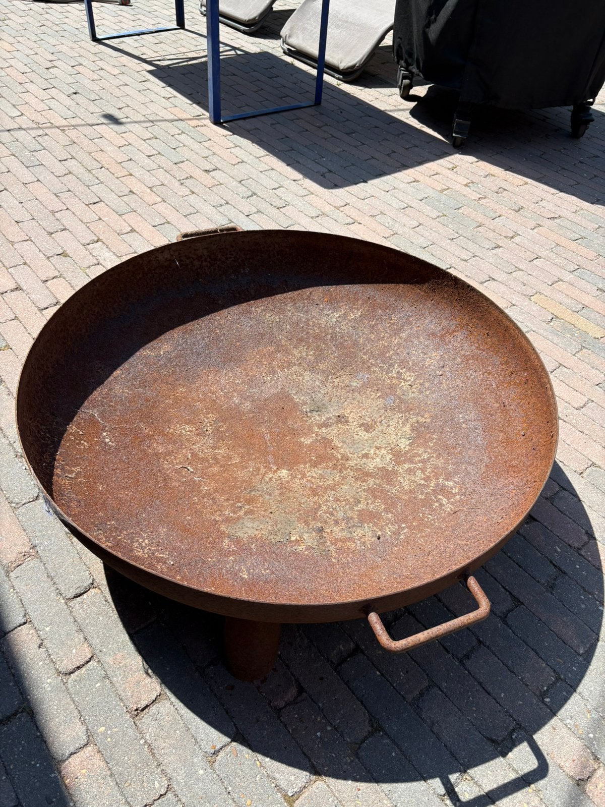 Vuurschaal 80cm, Tuin en Terras, Ophalen, Gebruikt