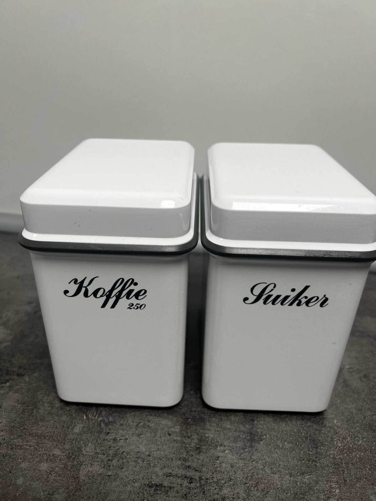 Leuke vintage voorraad bakjes, Ophalen of Verzenden, Gebruikt