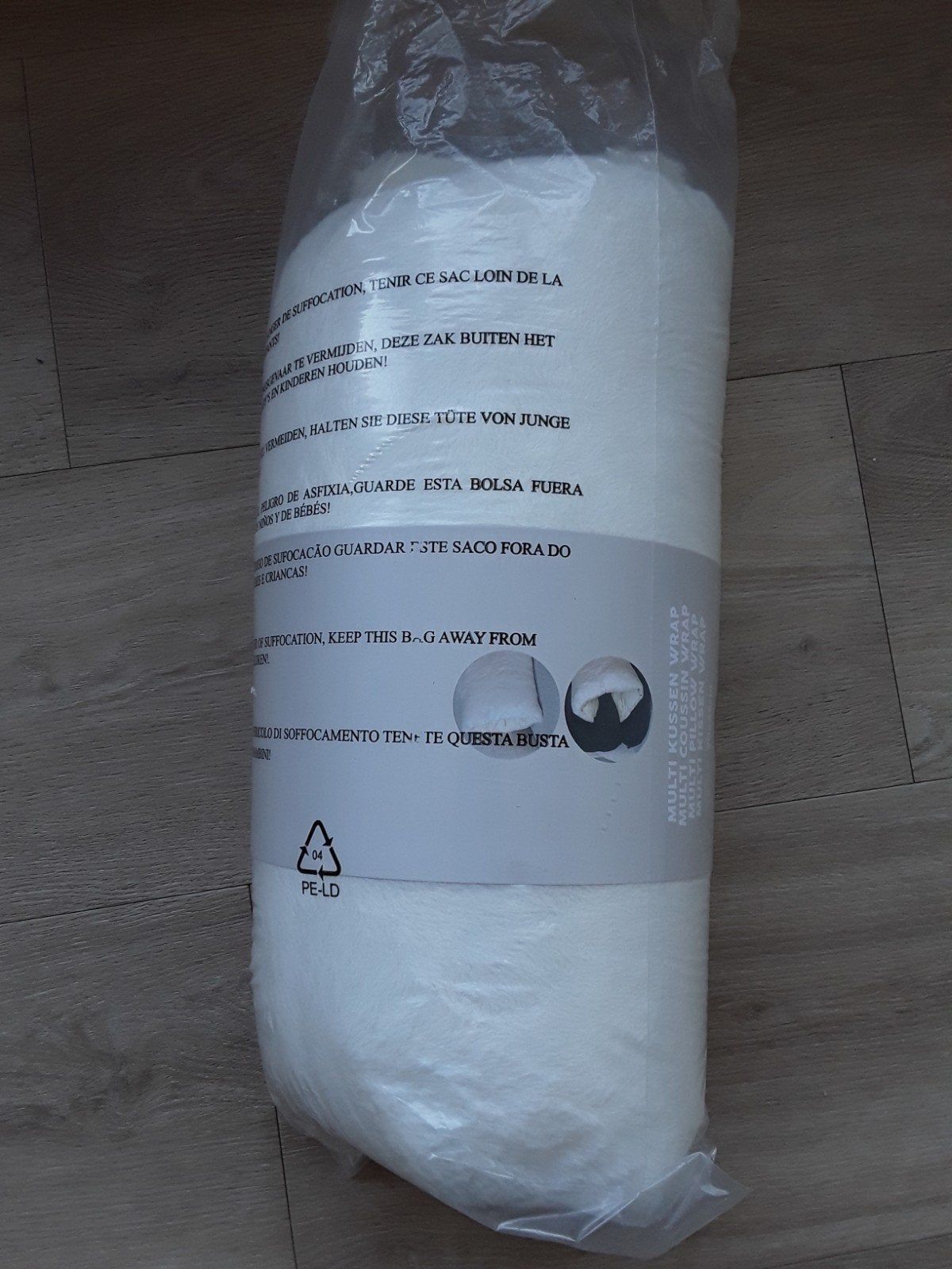 nieuw in verpakking zacht wit multi kussen wrap 90 x 45, Wit, Nieuw, Ophalen of Verzenden, Overige typen