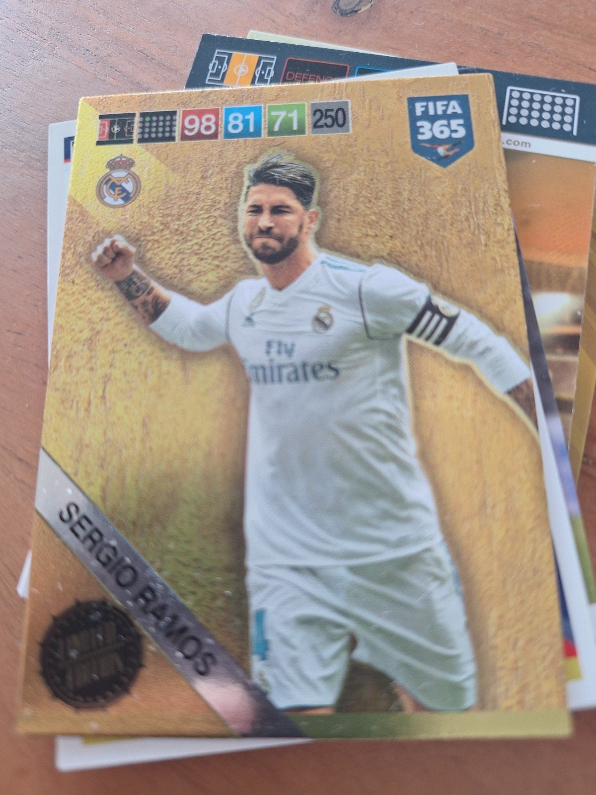 FIFA 365 Adrenalyn XL Sergio Ramos Limited Edition, Ophalen of Verzenden, Zo goed als nieuw, Buitenlandse clubs, Spelerskaart