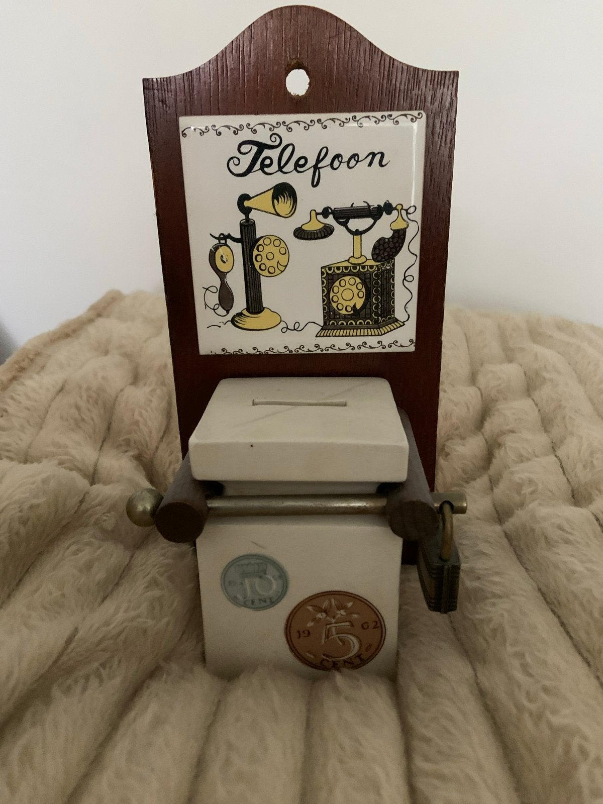 Vintage Telefoon Spaarpot - Nostalgische Geldpot, Verzenden