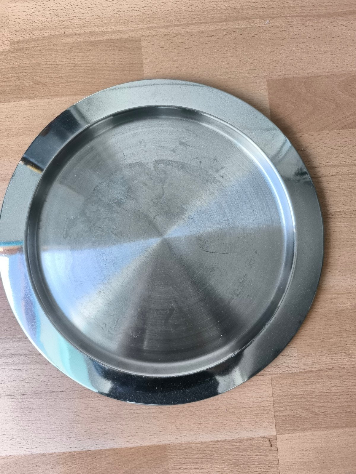Rond metalen dienblad - Serveerplateau, Ophalen, Gebruikt, Rond, Afneembaar
