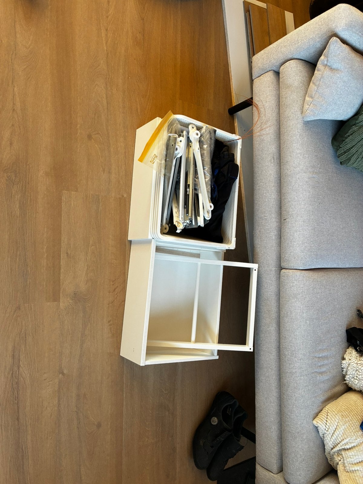 Ikea pax laden, draadmanden en kledinghanger   (ondiep), Huis en Inrichting, Woonaccessoires | Spiegels, Zo goed als nieuw, 50 tot 75 cm