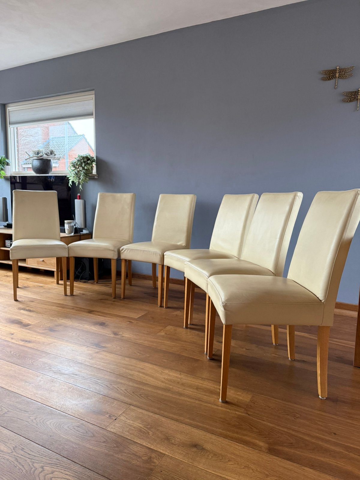 6x eetkamerstoel tekoop, Ophalen, Zo goed als nieuw, Vijf, Zes of meer stoelen