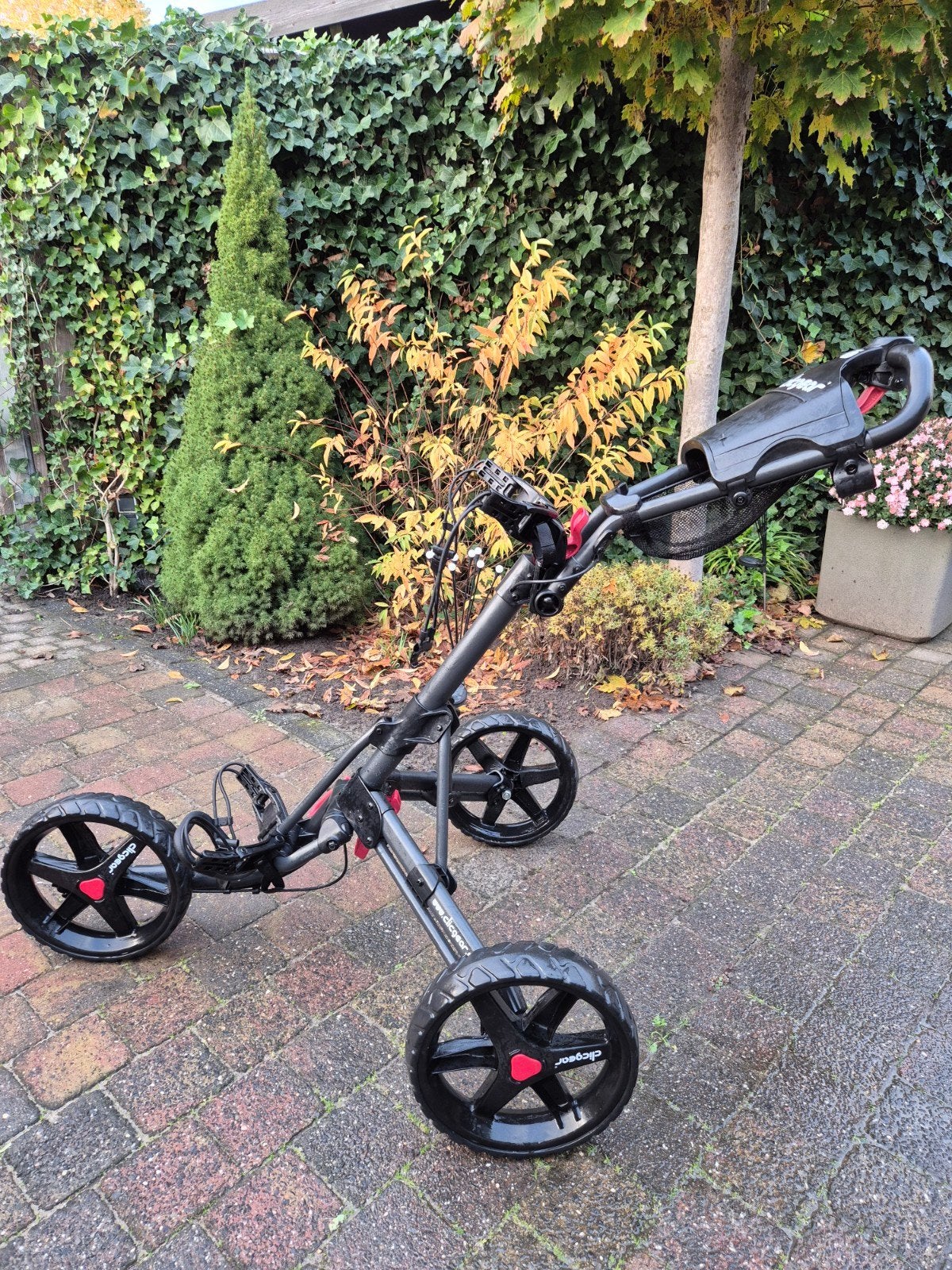 Clicgear golftrolley, Ophalen of Verzenden, Gebruikt, Golfkar
