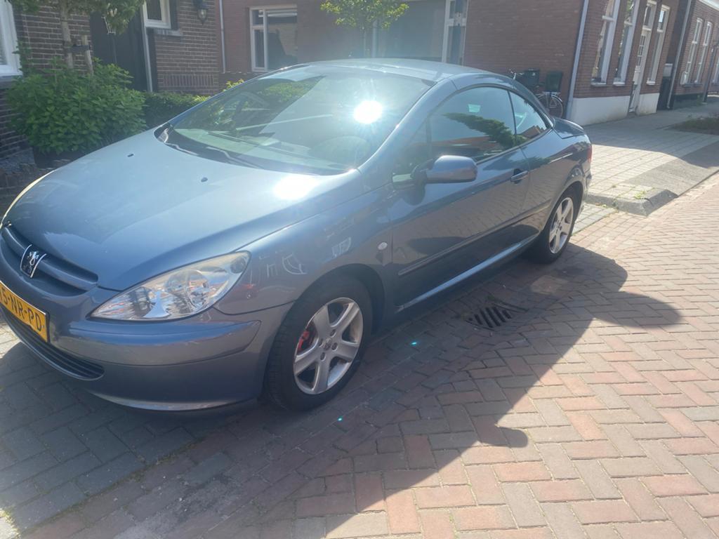 Peugeot 307 2.0 16V CC 2004 Grijs, Voorwielaandrijving, 4 cilinders, Cabriolet, 4 stoelen