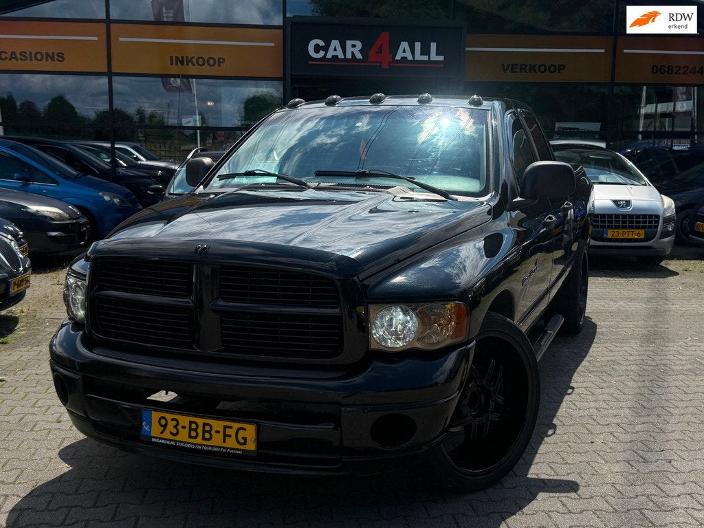 Dodge RAM 1500 LPG/APK 24-12-2026/RIJDT PERFECT/AIRCO/TREKHA, Auto's, 249 pk, Gebruikt, Zwart, Bedrijf