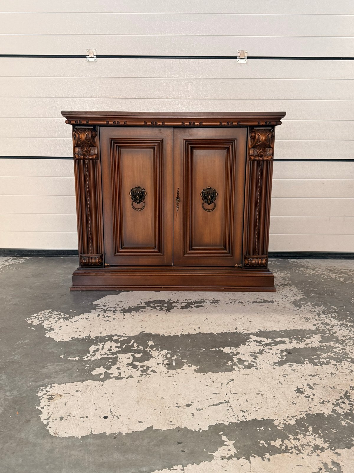 Antiek Neorenaissance Buikkastje - 105x35x89 cm, Antiek en Kunst, Ophalen