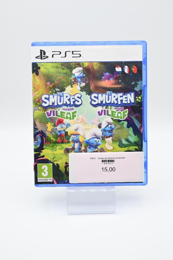 ps5 de smurven  Mission Vileaf, Ophalen of Verzenden, Zo goed als nieuw