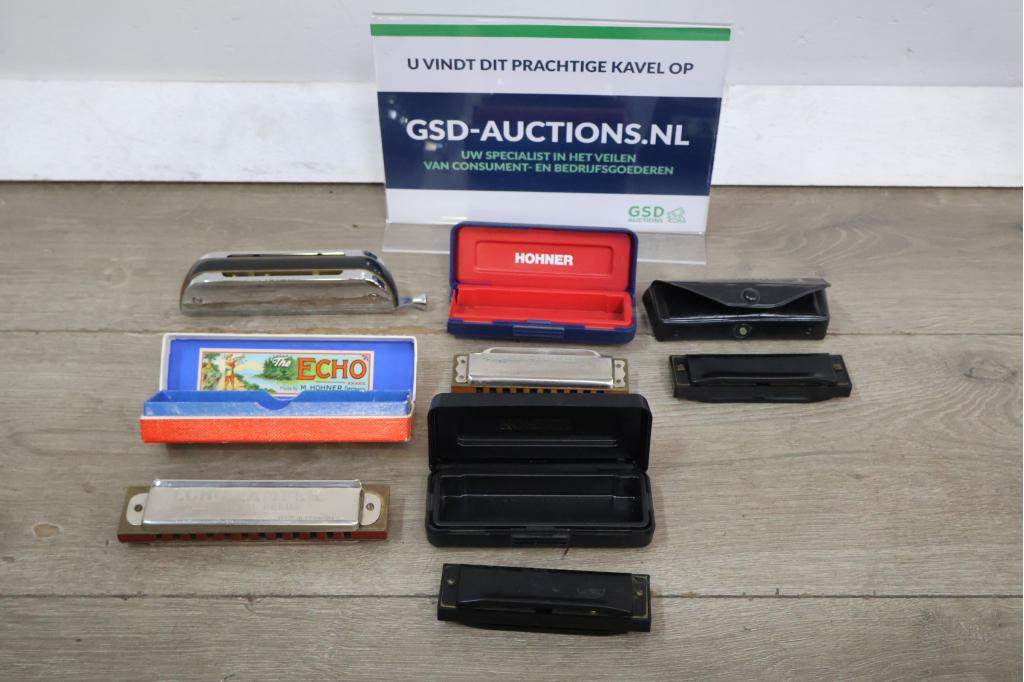 Verzameling mondharmonica's - Met Hohner en Echo, Ophalen of Verzenden, Niet ingevuld, Niet ingevuld, Niet ingevuld