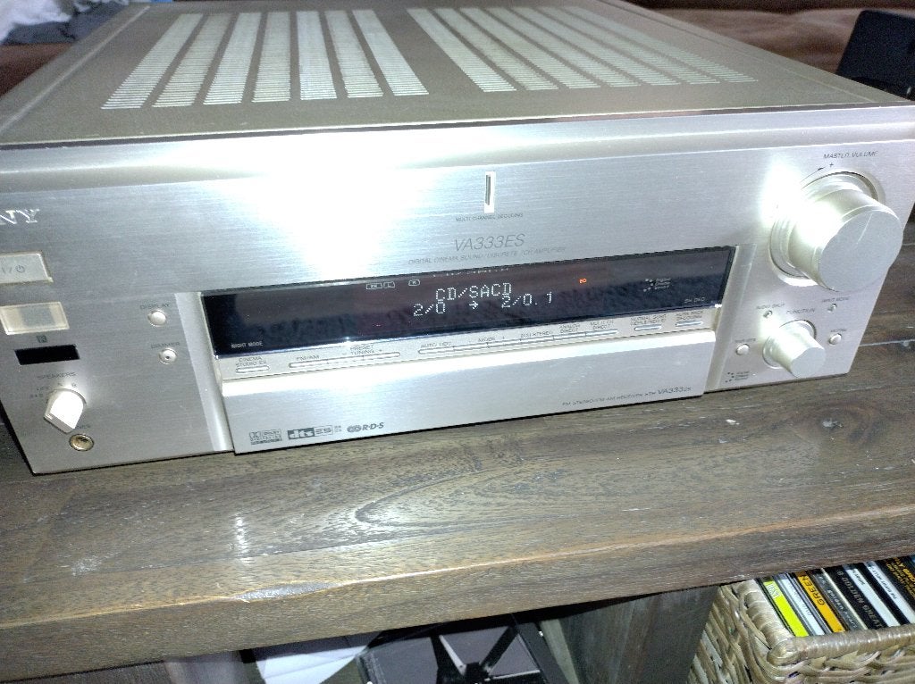 Sony str-va333es met afstandsbediening, Gebruikt, Ophalen of Verzenden, 60 tot 120 watt, Sony