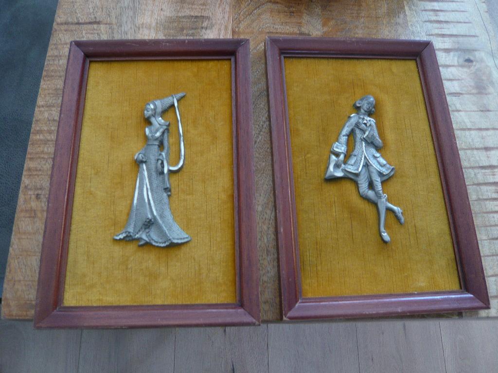 brocante vintage muur schilden, Antiek en Kunst, Curiosa en Brocante, Ophalen of Verzenden