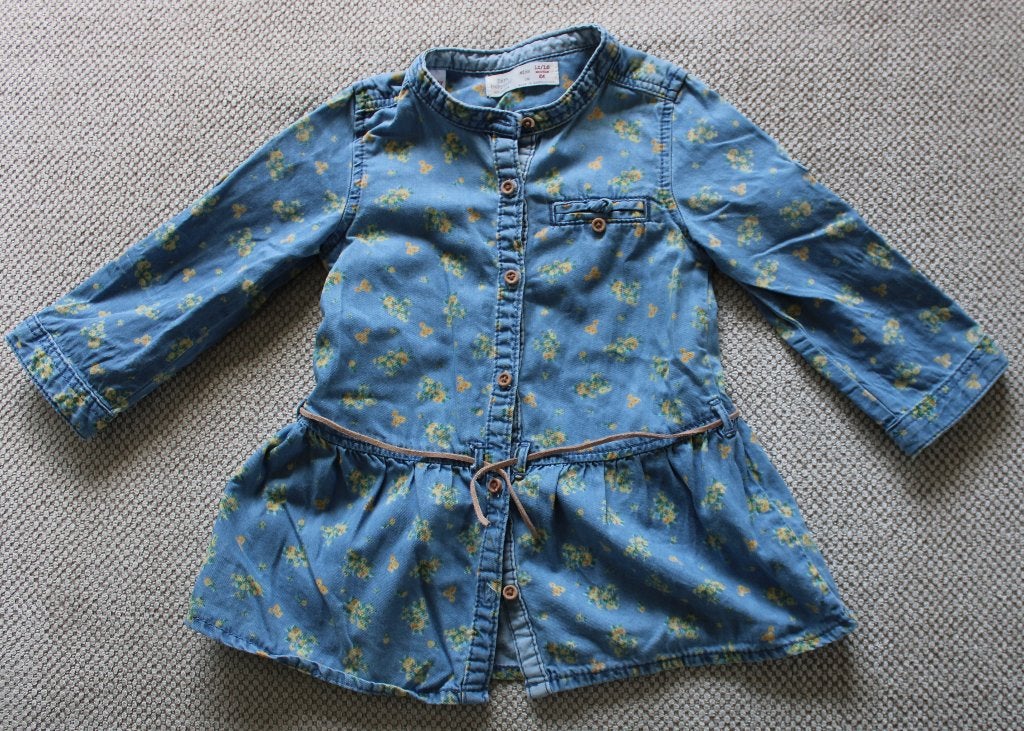 Jurk van Zara 86, Kinderen en Baby's, Babykleding | Maat 86, Gebruikt, Meisje, Jurkje of Rokje, Ophalen of Verzenden