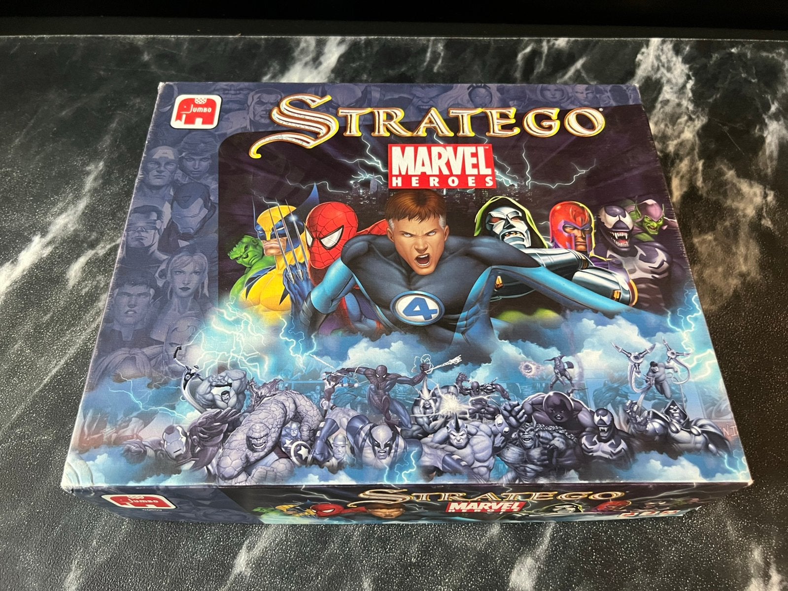 Jumbo Marvel heroes Stratego, Ophalen of Verzenden, Zo goed als nieuw