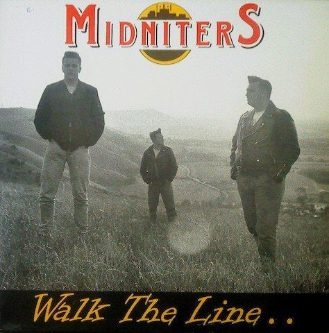 the midniters / walk the line - rockabilly/garage/punk, LP, Gebruikt, Verzenden, 12 inch