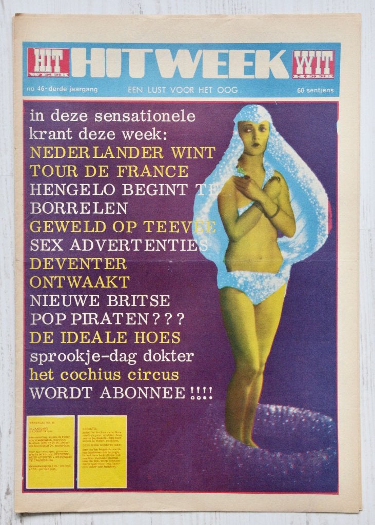 Hitweek nr 46 - 2 augustus 1968, Ophalen of Verzenden, Gelezen, Muziek, Film of Tv