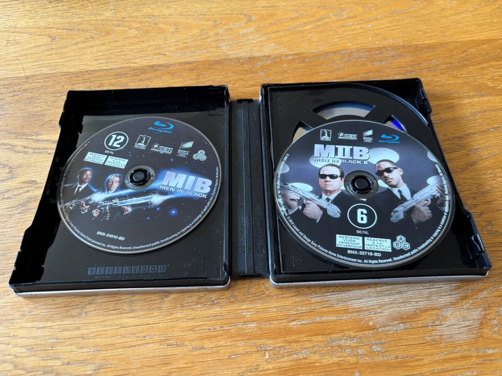 Blu-ray's Men in Black / MIB 1 t/m 3 - Trilogy / Trilogie, Gebruikt, Nederlands, Film, Science Fiction en Fantasy