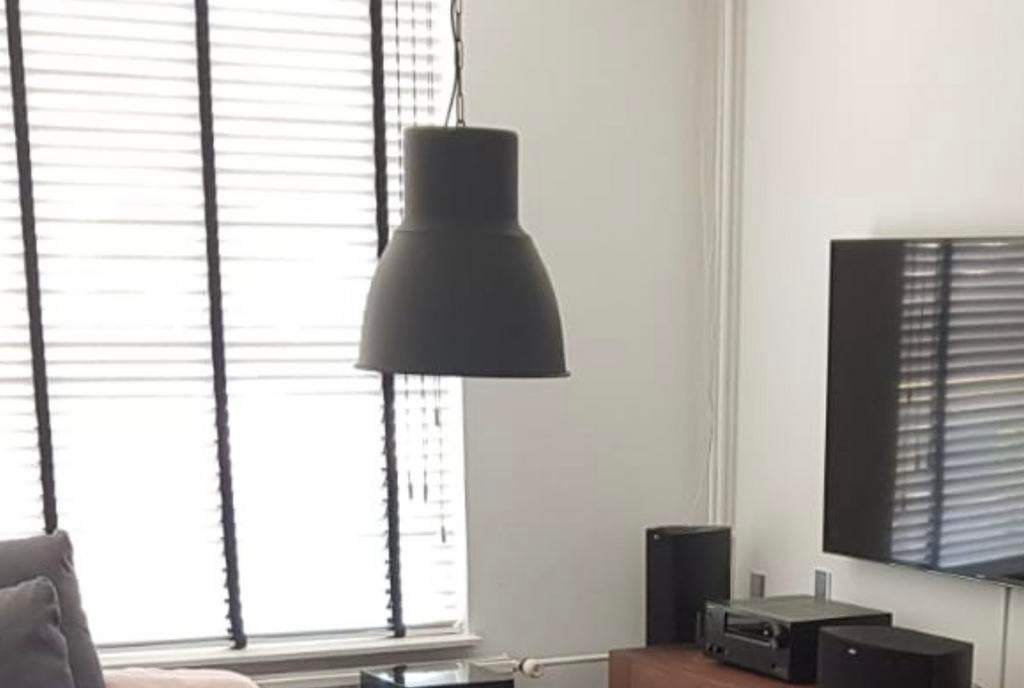 Hektar lamp 22cm donkergrijs, Ophalen, Zo goed als nieuw