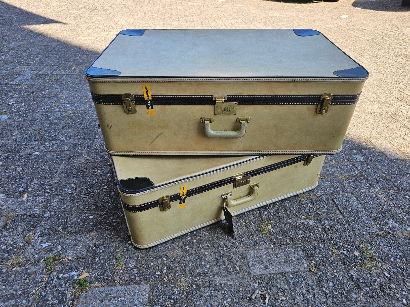 kofferset – 2 originele reiskoffers – Corbin Sesamee, Ophalen, Gebruikt, Minder dan 50 cm