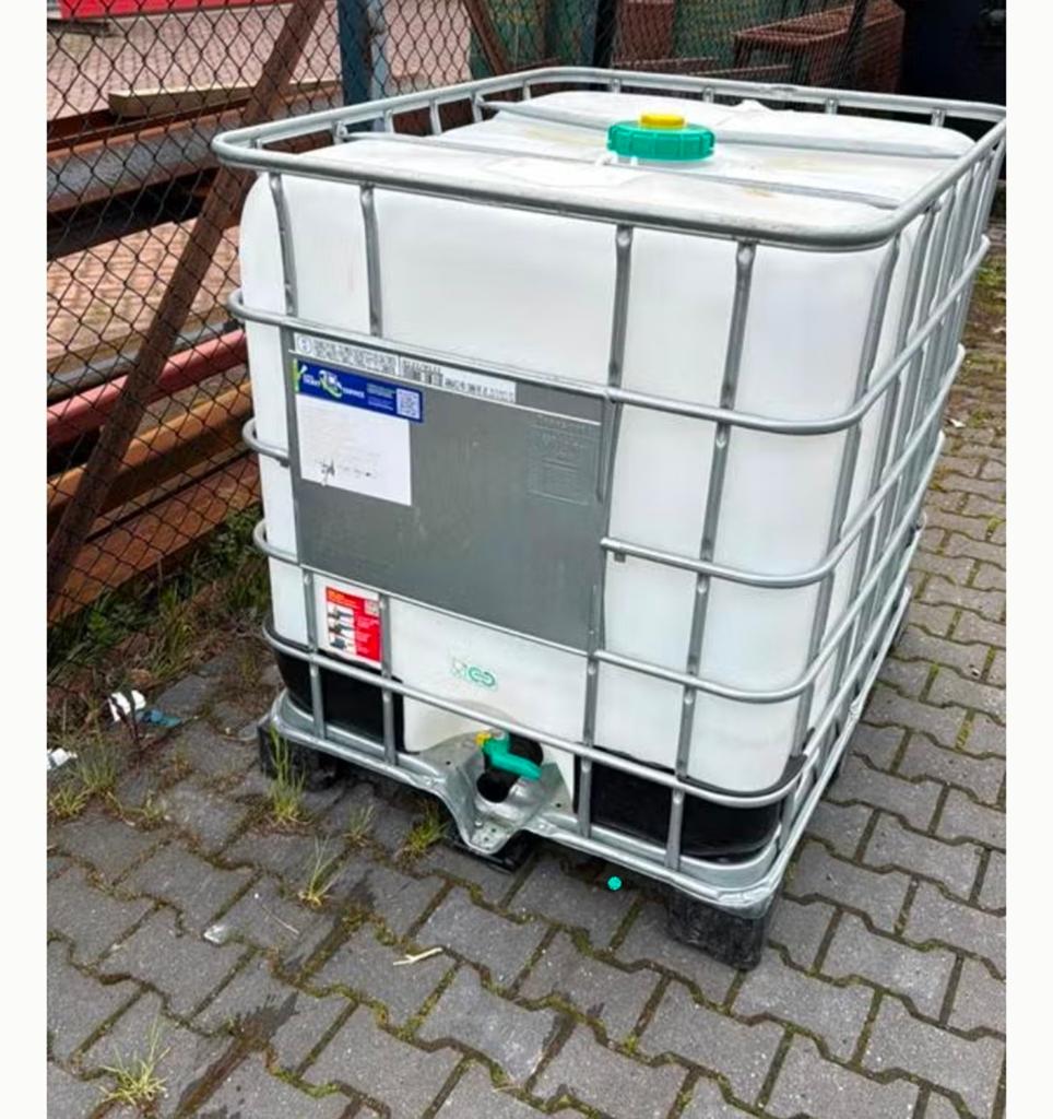 Regenton 1000 liter.     Vaste prijs 40 uro, 150 liter of meer, Ophalen, Gebruikt