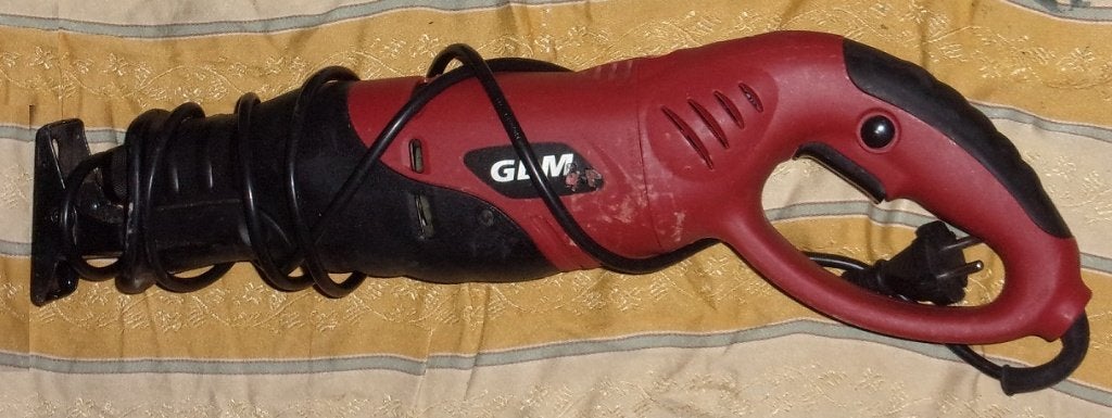 Reciprozaag GBM., Gebruikt, Ophalen of Verzenden, 1200 watt of meer, 30 tot 70 mm