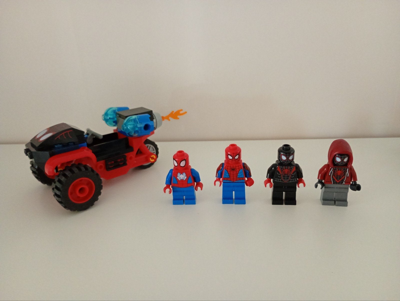 Lego Spiderman mini figuurtjes en voertuig, Inclusief minifiguren, Gebruikt, Marvel, Lego
