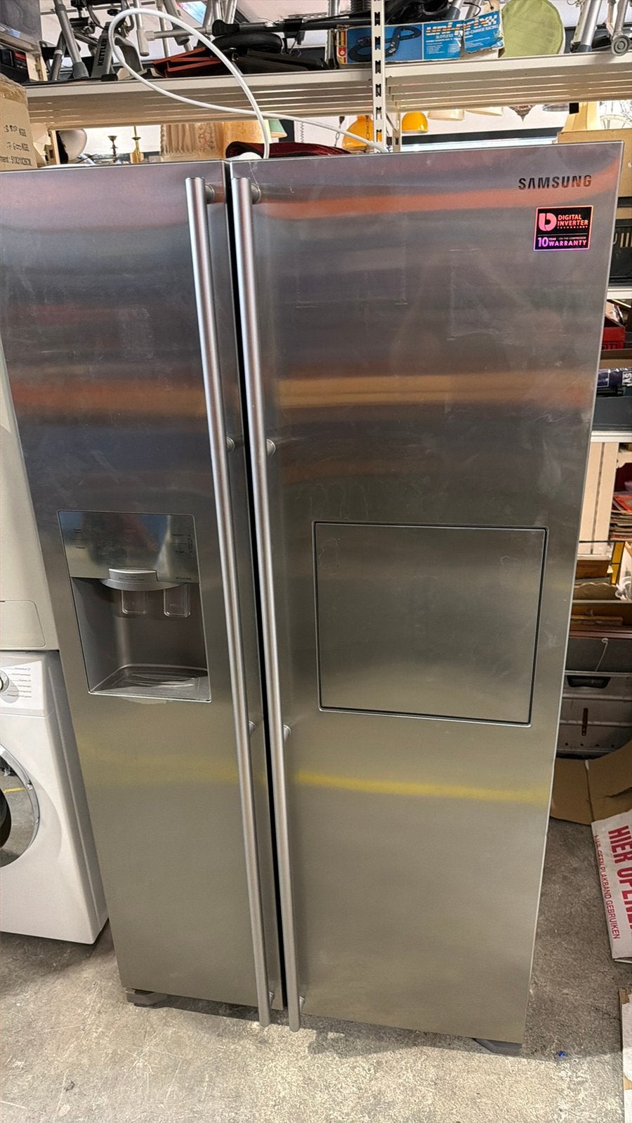 Partij witgoed koelkasten wasmachines droger in 1 koop, Ophalen, Gebruikt, Met aparte vriezer, 160 cm of meer
