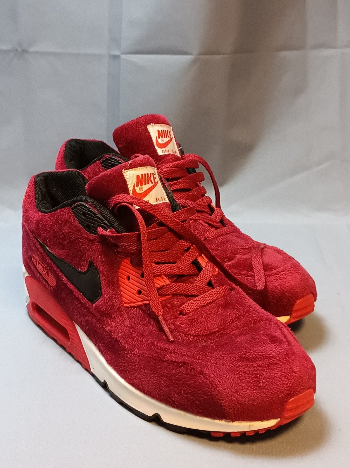 Nike Air Max 90 Red Velvet maat 46, Overige kleuren, Nike Air Max 90, Ophalen of Verzenden, Sneakers of Gympen