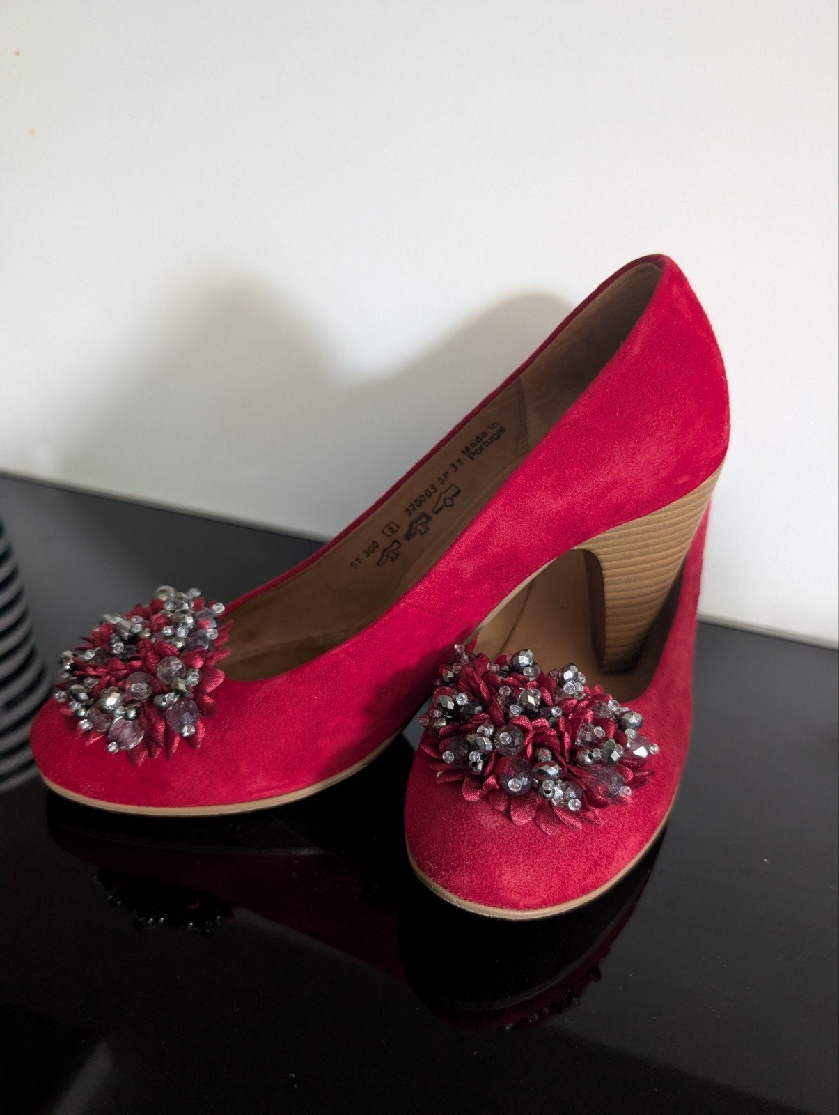Pumps Gabor rood mt 38, Pumps, Gabor, Ophalen of Verzenden, Zo goed als nieuw