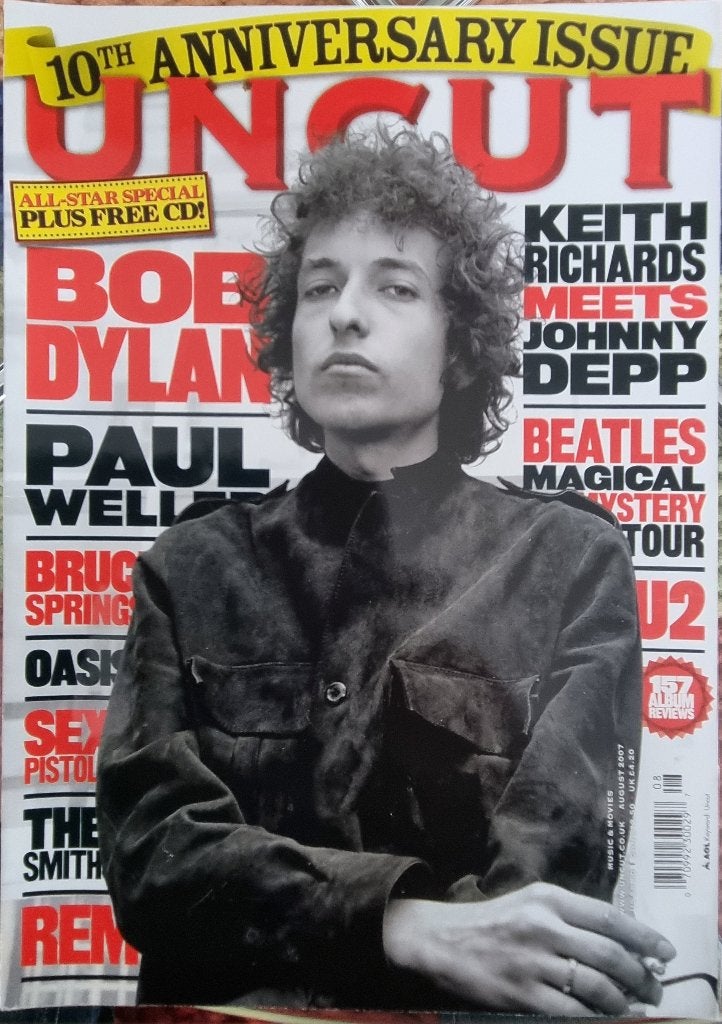 UNCUT 08-2007 123 Dylan REM Keith Richards Depp Sex Pistols, Boeken, Tijdschriften en Kranten, Ophalen of Verzenden, Zo goed als nieuw