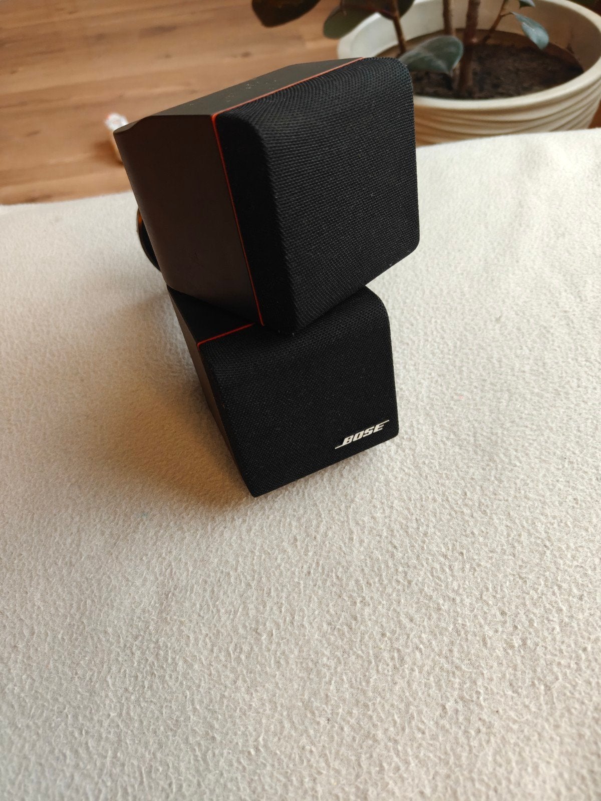Bose Acoustimass Double Cube speaker (Redline) + originele, Gebruikt, Ophalen of Verzenden, Bose, Minder dan 60 watt
