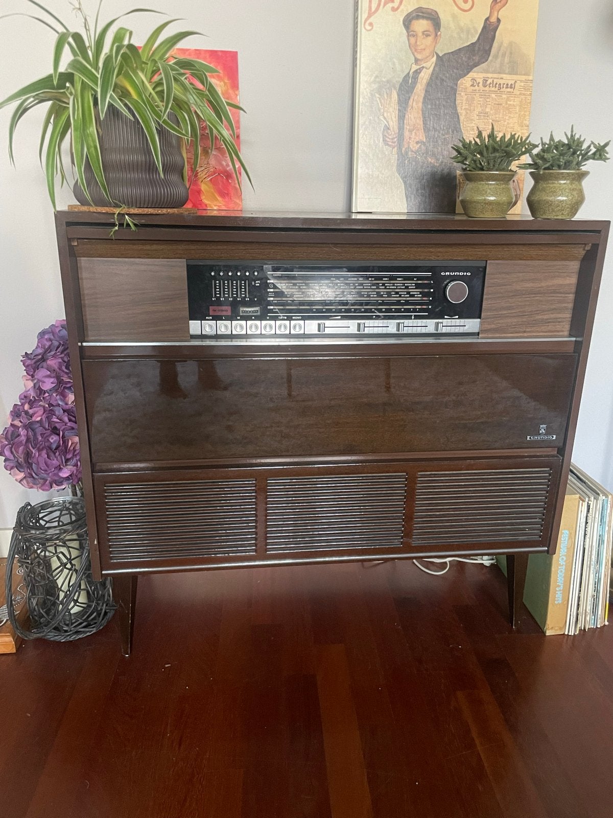 Vintage Grundig Radio Meubel - Jaren '60, Ophalen of Verzenden